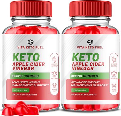 Vita Keto Fuel Gummies - Vita Keto Fuel ACV Gummys Weight Loss ORIGINAL - 2 Pack