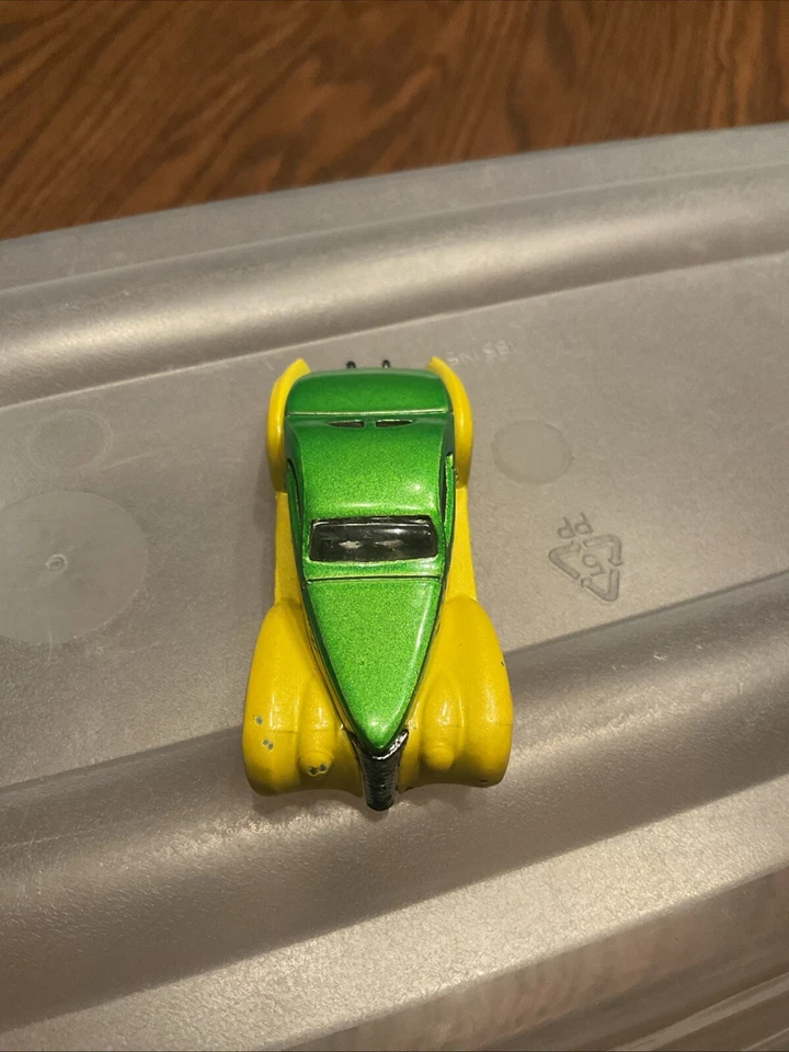 Hot Wheels SWOOP COUPE Lot Loose 1930's Ford Green Yellow - Image 2 of 4