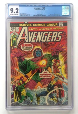 THE AVENGERS #129, Zustand CGC 9.2, 1974, englisch