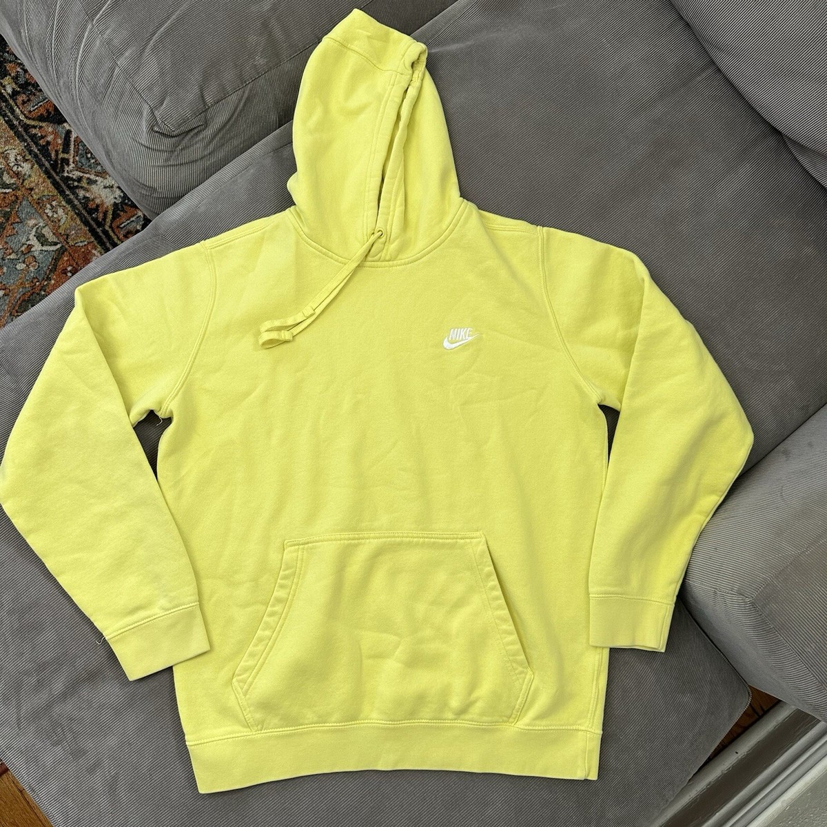 pastel yellow nike hoodie