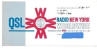 QSL Radio New York Worldwide International Station WRUL NYC 1965 on 15440 kcs DX