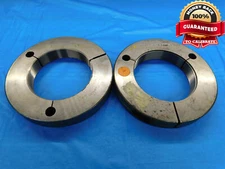 3.918 12 NS 3 AN20 LOCKNUT THREAD RING GAGES GO NO GO P.D.'S = 3.8639 & 3.8580