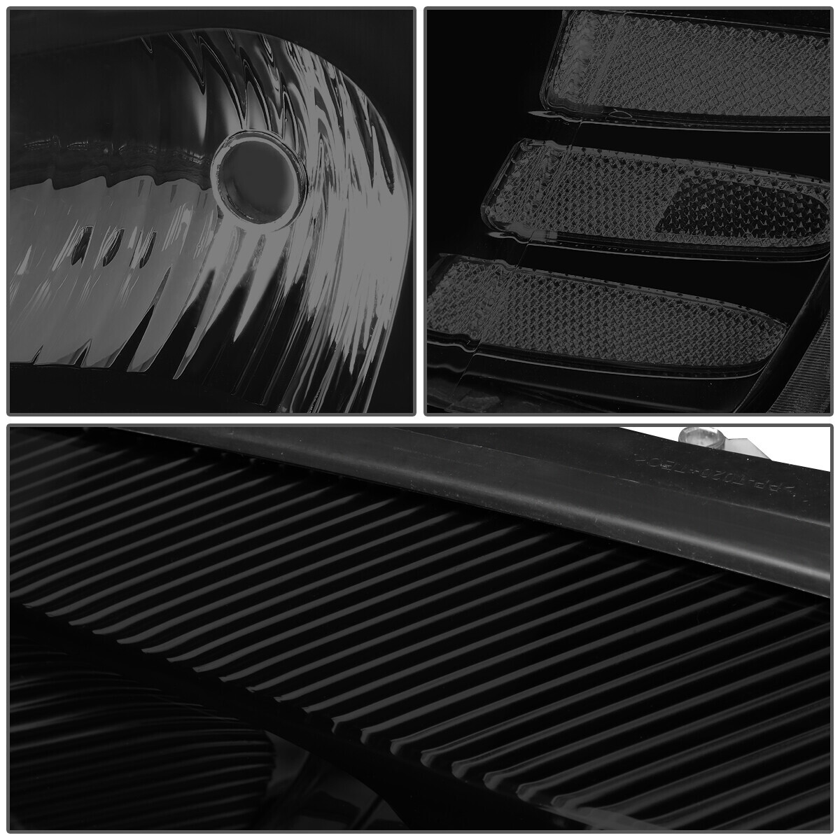 FOR 0408 PONTIAC GRAND PRIX SMOKED HOUSING CLEAR CORNER HEADLIGHT HEAD