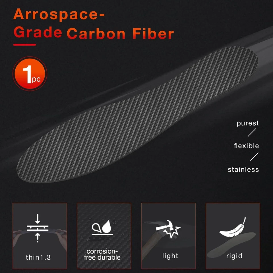 Plantilla de fibra de carbono ARRIS, placa de pie de fibra de carbono para punta de césped, fracturas de pie Foto 3 de 4