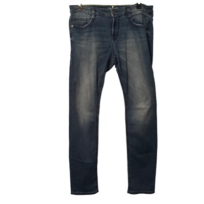 Tom Tailor Mens Blue Denim Jeans size 36/35 Tall slim fit jeans
