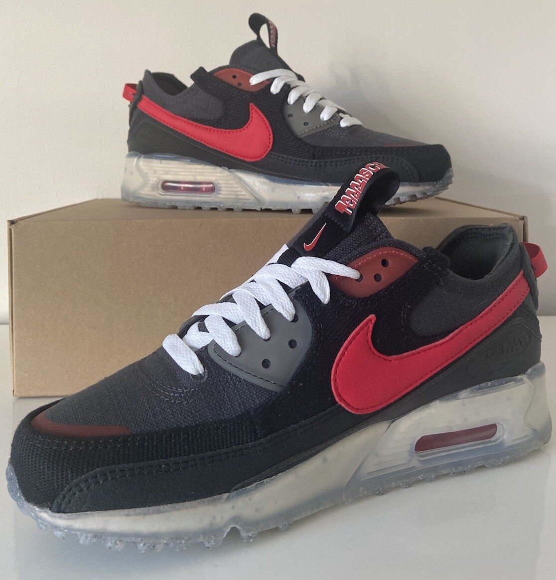 Nike Air Max Terrascape 90 Trainers Black DV7413 003 Size UK,