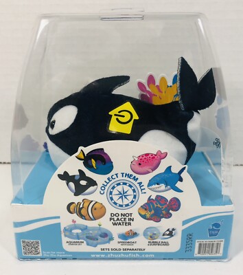 ZHU ZHU Aquarium – Margot Der Kleine Orca – Interaktives Plüschtier Für Kinder Ab 4 Jahren (Ohne Wasser)