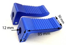 Poggiapiedi Per Mini Moto 47cc-50cc - Coppia In Lega E Gomma, Nero - Foto 5