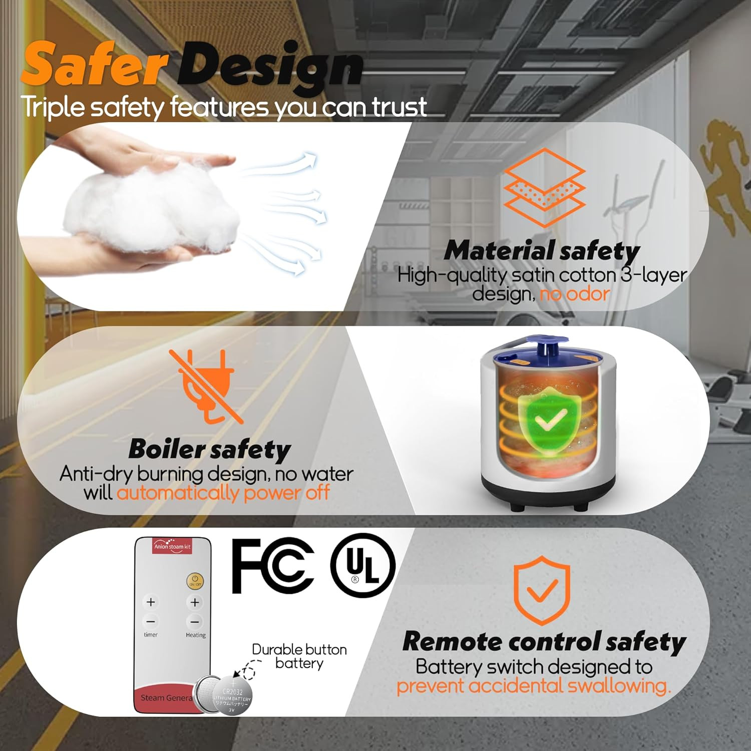 2 Person Portable Steam Sauna for Home, Extra Large Sauna Box, Upgraded 2 Steame