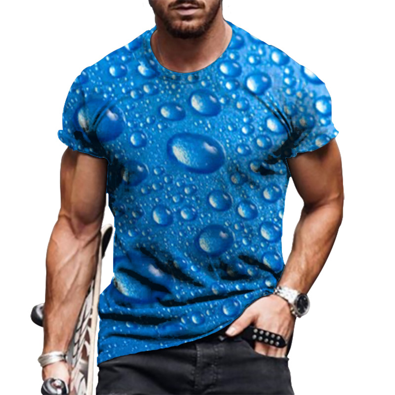 ⭐Men T Shirts Streetwear Graphic Short Sleeve Casual Novelty T-Shirt Classic Fit
