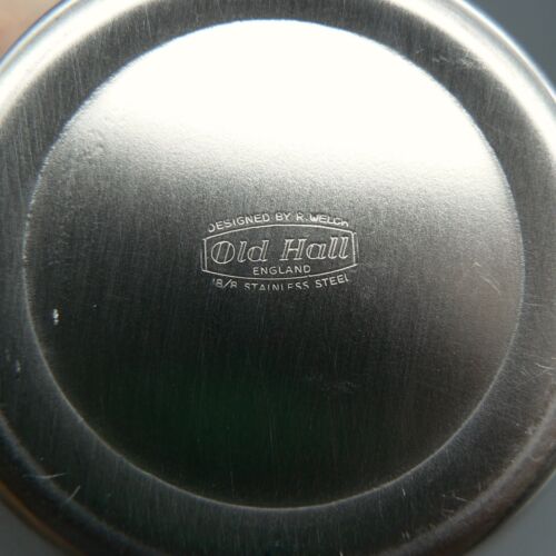 OLD HALL STAINLESS STEEL ALVESTON CREAMER MILK JUG ROBERT WELCH MID-CENTURY VGC - Picture 11 of 13