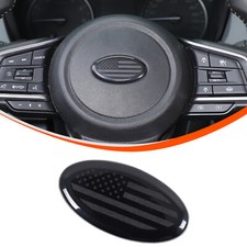 US Flag ABS Steering Wheel Center Decorative Cover For Subaru Crosstrek 2024+