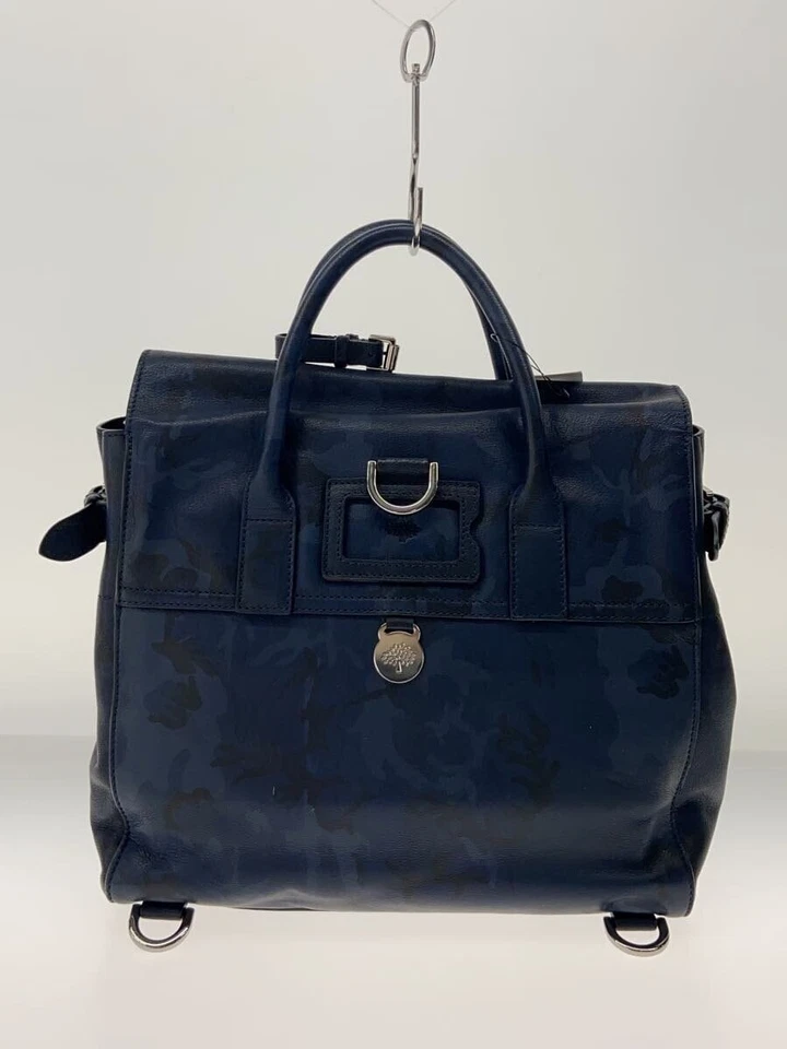 Mulberry × Cara Delevingne Bolso de Hombro de Mano 3 Vías Mochila Camuflaje Azul Usado Foto 3 de 4