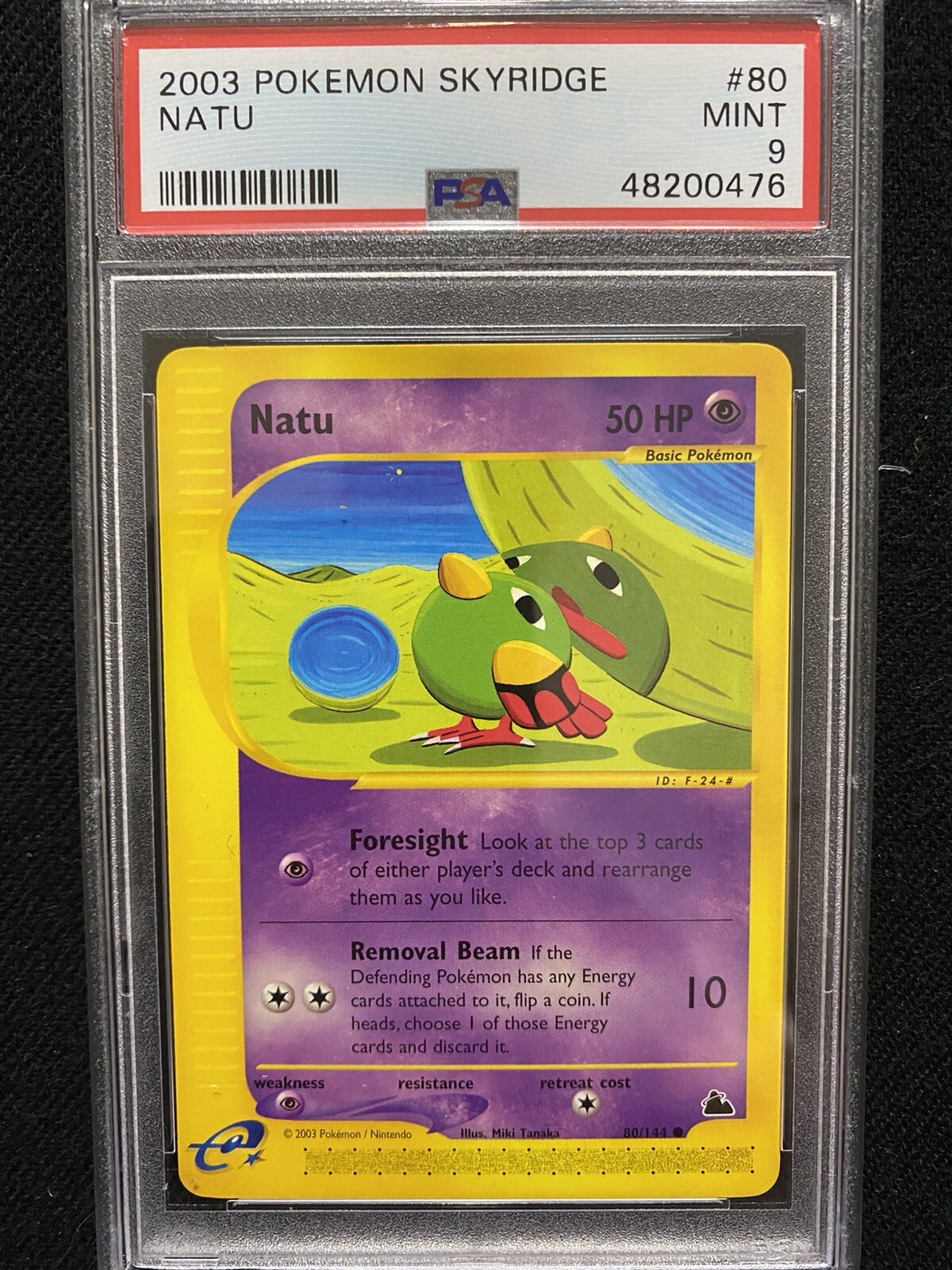2003 Pokemon Skyridge Natu 80/144 PSA 9 Mint