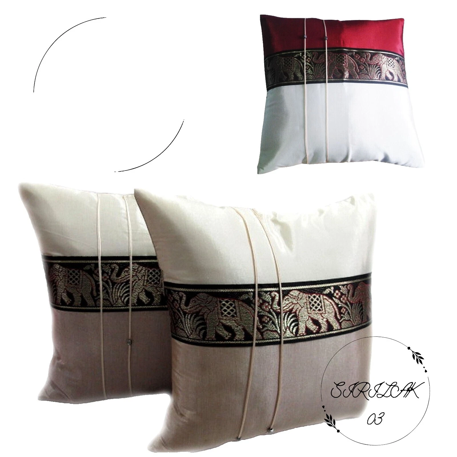 Handmade Faux Silk Animals Home Décor Pillows