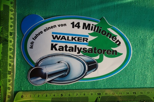 Alter Aufkleber Auto 14 Millionen WALKER Katalysatoren