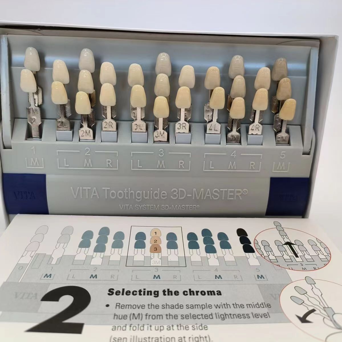 Dental Vita 3D Master Tooth guide Bleached Resin Shade Guide 29
