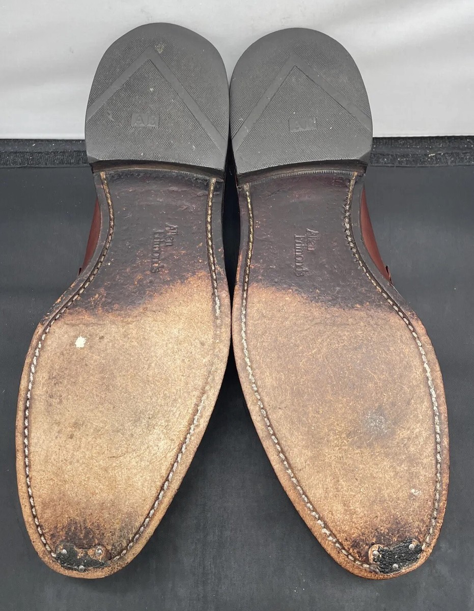 ALLEN EDMONDS Heathwood Brown Leather Horsebit Loafers Shoes Mens 9 Fast Ship Allen Edmonds HEATHWOOD Brown Leather Horsebit Loafer Shoes  main image 3