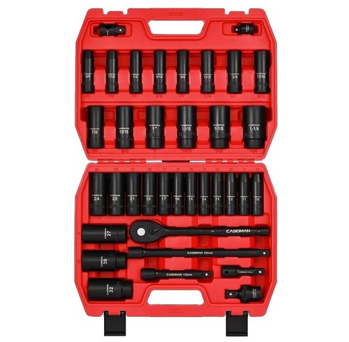 Stubby Impact XZN Spline Triple Square Male Sockets M4 – M18 Mixed
