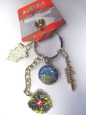 Wien Vienna Charms Stephansdom Schlüsselanhänger Souvenir Österreich