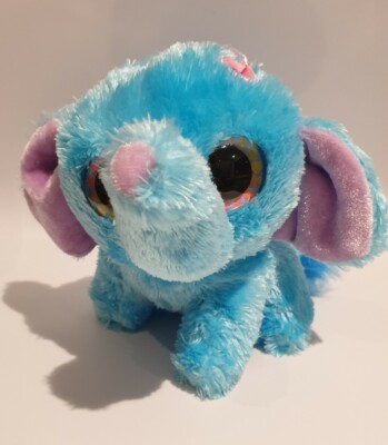 Elefant blau Wild Republic Blueberry große Glubsch Augen Plüschtier Stofftier