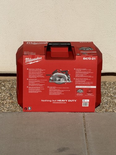 6470-21 Milwaukee 10-1/4" Circular Saw 15amp with Case NIB - Picture 5 of 9
