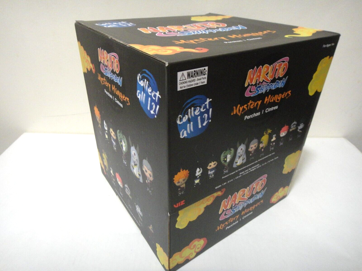 NARUTO SHIPPUDEN CASE OF 24 w/display Mystery Hanger NEW
