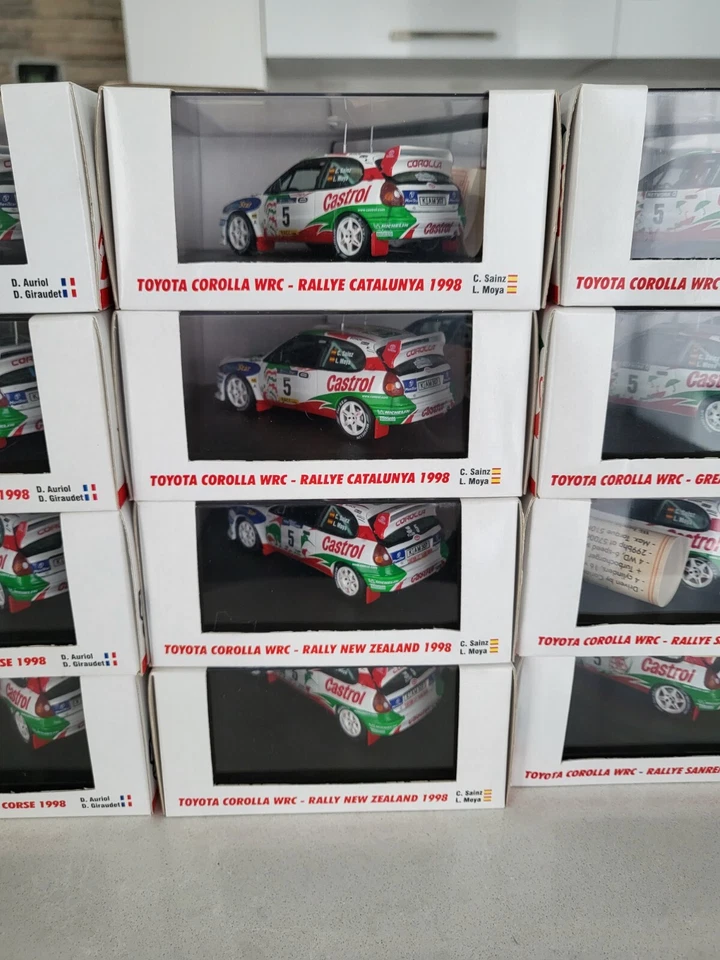 VITESSE 1/43 Diecast - Toyota Corolla WRC Rally Season 1998 Sainz/Auriol - Immagine 4 di 4