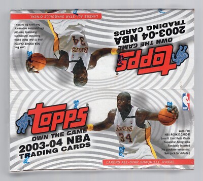 2003-04 TOPPS BASKETBALL FACTORY SEALED RETAIL BOX **LOOK FOR