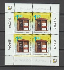 S38646 BOSNIE CROATIQUE ADMIN EUROPE CEPT 2003 MNH** MS (4 VALLEURS)
