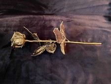 Real Rose dipped in genuine gold - one of a kind