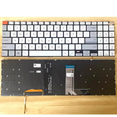 Original for ASUS Vivobook Pro 15X OLED K6501 M6501 US KEYBOARD BACKLIT White