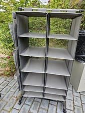 1 × Hanging Storage Grey 6 Compartments Shoe Toys Bedroom Wardrobe Storage