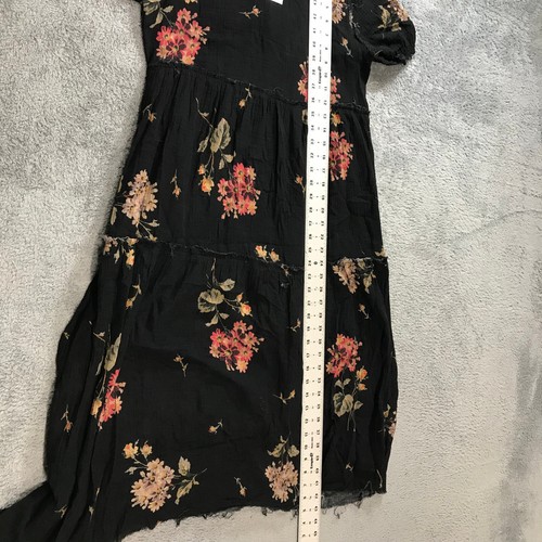 R13 Dress Womens Small Floral Shredded Relaxed Midi Dress Made in italy designer - Picture 7 of 13