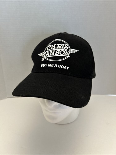 Chris Janson Buy Me A Boat Hat Cap Brim Lid One Size Adjustable