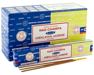 Satya Combo Series - 16 Gram Pack - Nag Champa + Himalayan Jasmine