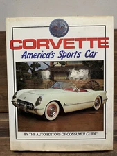 Corvette America's Sports Car Auto Editors of Consumer Guide Copyright 1989 Book