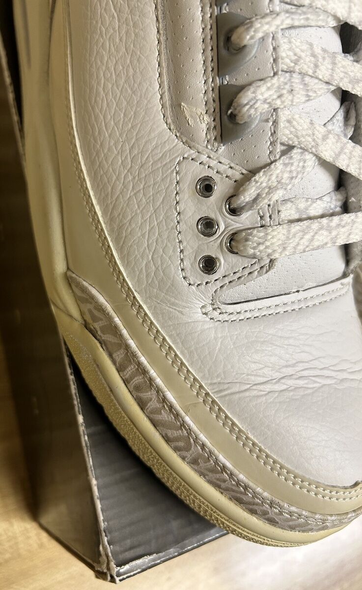 PRE OWNED Air Jordan 3 Retro Pure Money 2007 Size 8.5 136064 PRE OWNED Air Jordan 3 Retro Pure Money 2007 Size 8.5 136064