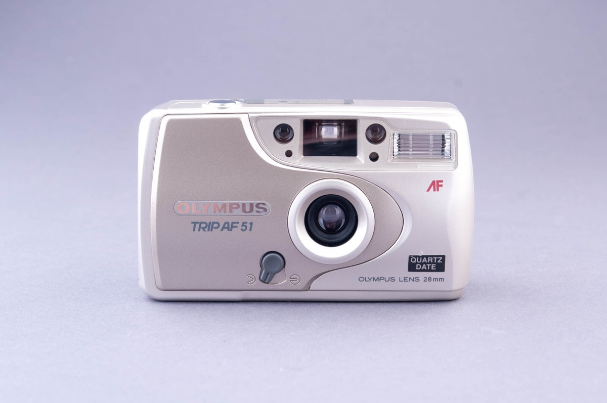 Olympus Trip AF 51 Quartz Date 35mm Point&Shoot Film Camera