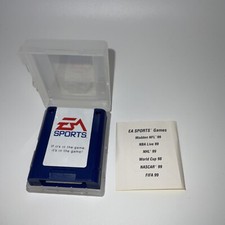 EA Sports Nintendo 64 N64 Memory Card Blue W/ Rare Stickers And Original Case