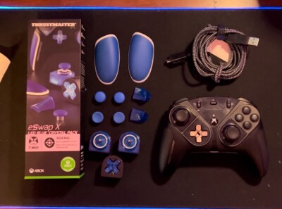 Thrustmaster ESWAP X PRO Controller w/ full Extra Set Of LED blue Modules