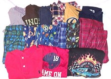 HUGE LOT Boys Clothes 10 12 fall winter POLO GYMBOREE shirts pajama pants pjs