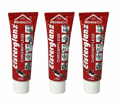 5 x 40ml Elsterglanz Original Chrompflege Polierpaste, Spezial Pflege, Politur 