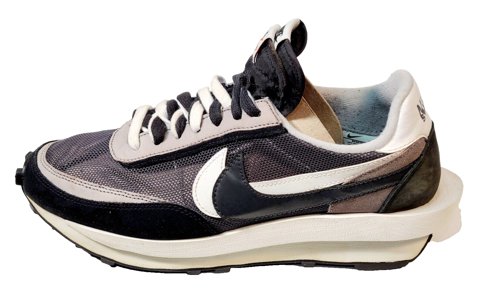 SACAI X NIKE Nike Sacai x LDWaffle 'Nero' Uomo Taglia 10 Scarpe da Corsa Atletica BV0073 001