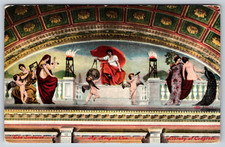 The Sciences, Kenyon Cox, Library Of Congress Washinton DC Vintage Postcard F5