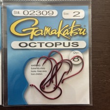 Gamakatsu Octopus Circle Hook - 3/0 Size, NS Black, Barbless (Pack Of 6) - View #5