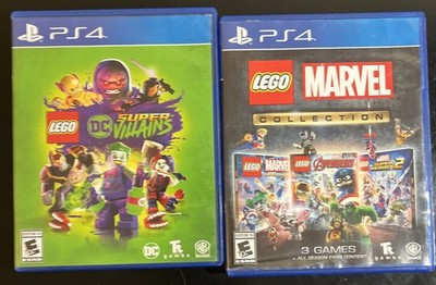 Lego Marvel Collection And Lego DC Super Villains For PS4 Tested Working