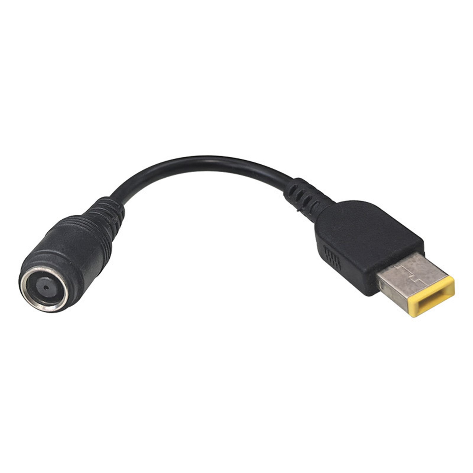 10PCS Round 7.9*5.5mm to Square Plug Adapter New Accessory for Lenovo Laptop