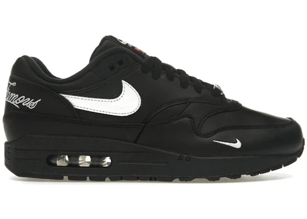 Taille 10M/11,5W   Nike Air Max 1 '87 SP Supreme Noir Blanc HF8813 001 