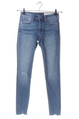 RAG & BONE Slim Jeans Damen Jeans Gr. DE 30 blau Casual-Look